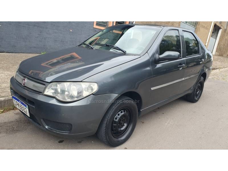 FIAT - SIENA - 2008/2009 - Cinza - R$ 23.999,00