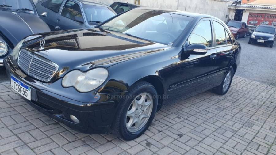 MERCEDES-BENZ - C 180 - 2000/2001 - Preta - R$ 39.999,00